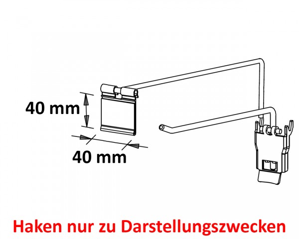 Pendeltaschen 40x40 mm (50 Stück) neu